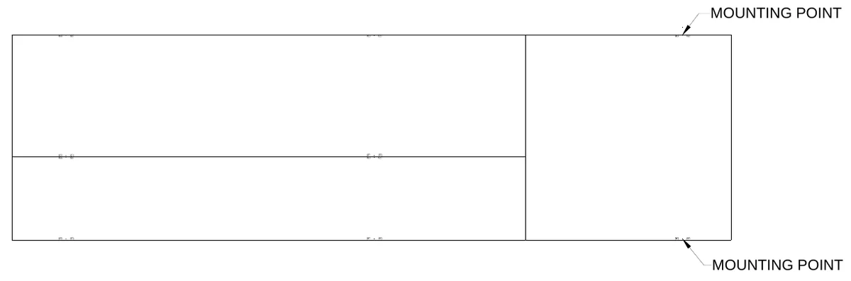 Figure 7 Side Sponsor Panel Mounting Points — MOUNTING POINT, MOUNTING POINT