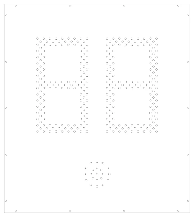 Model 2160 Manual — scoreboard face as shown in the manual
