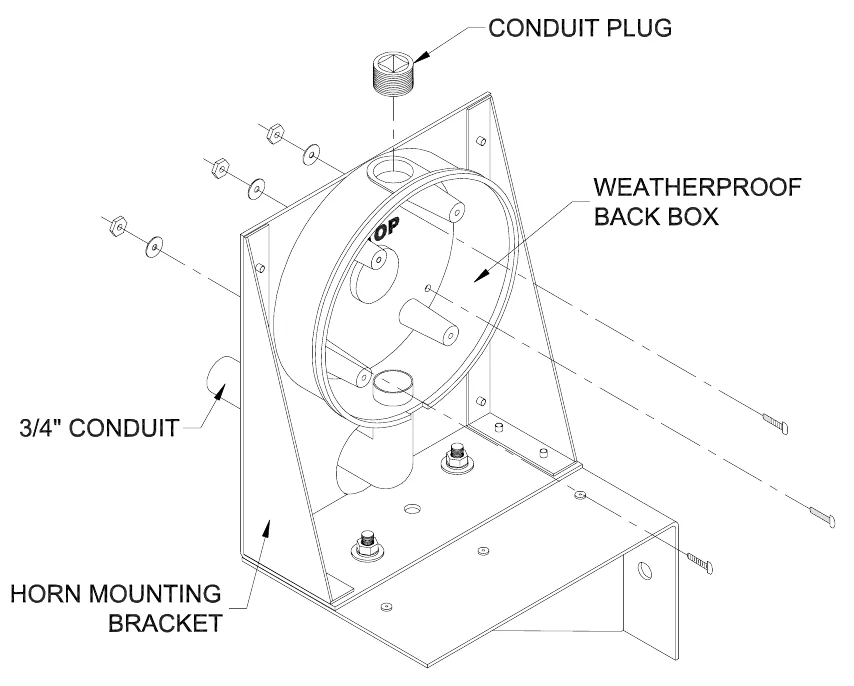 Figure 6 Back Box Mounting Points