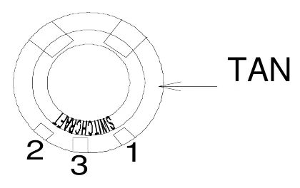 Figure 4 Stereo Jack Wiring Diagram — ORANGE, TAN, 1, 2, 3, 2, 1, 3