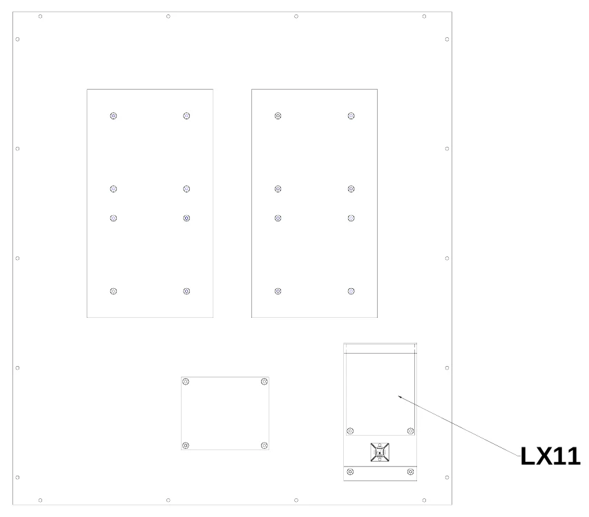 Figure 11 LX11 Driver Board Location — LX11