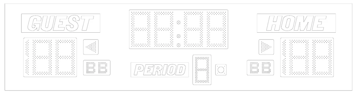 Model 2370 Manual — scoreboard face as shown in the manual