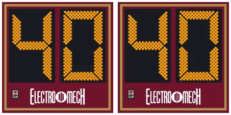 Model LX3070 scoreboard face — Outdoor, Football Play Clock Set