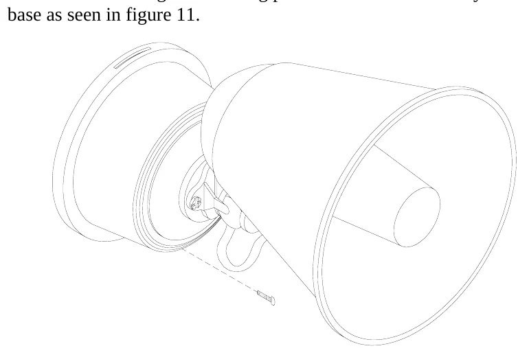 Figure 11 Horn Signal Mounting Plate Screw