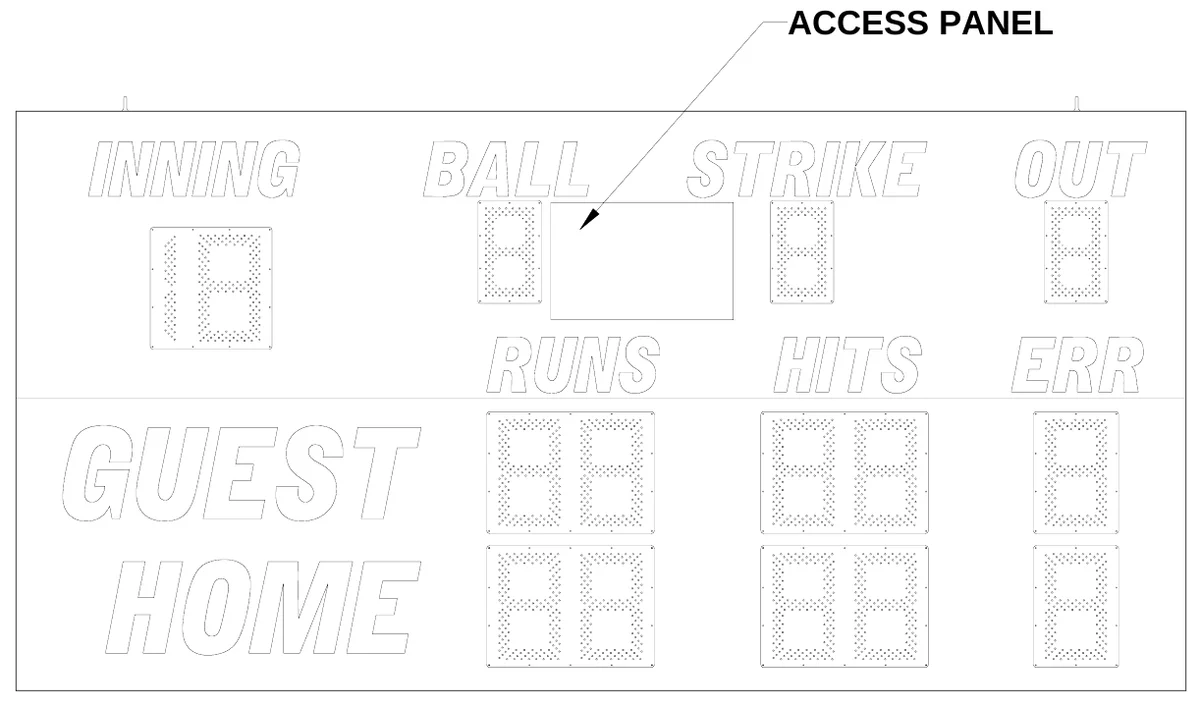 Figure 6 Front Access Panel — ACCESS PANEL
