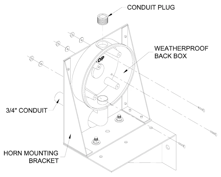Figure 8 Back Box Mounting Points