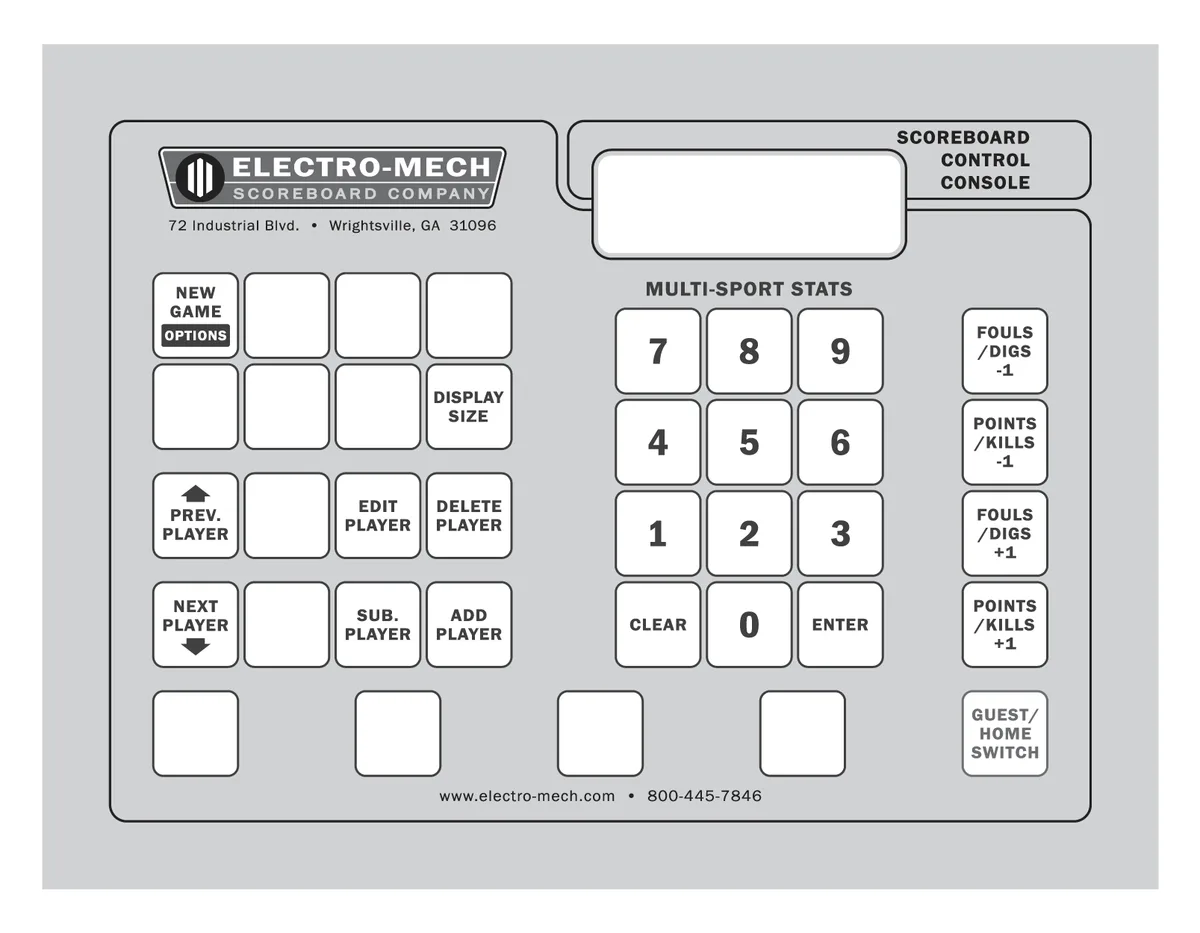 MP Stat Console — illustration from page 9