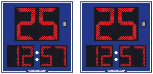Model LX3054 scoreboard face — Outdoor, Football Play Clock Set