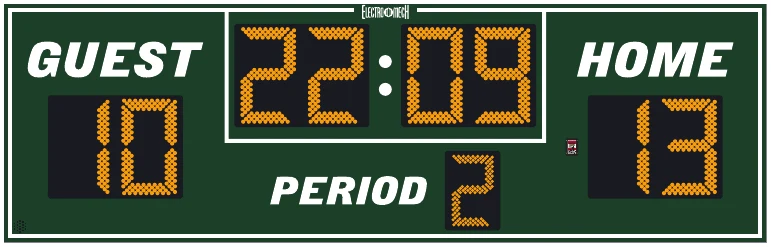 Model LX6360 scoreboard face — Outdoor, Multi-Sport