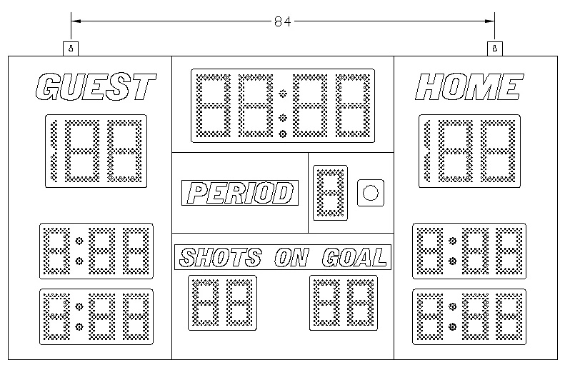 Figure 1 Model 8750 Mounting Points