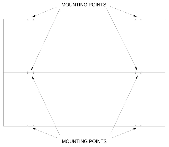 Figure 5 Mounting Points — MOUNTING POINTS, MOUNTING POINTS