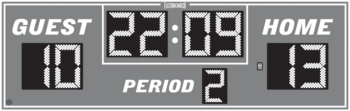 Model LX6360 — scoreboard face as shown in the manual