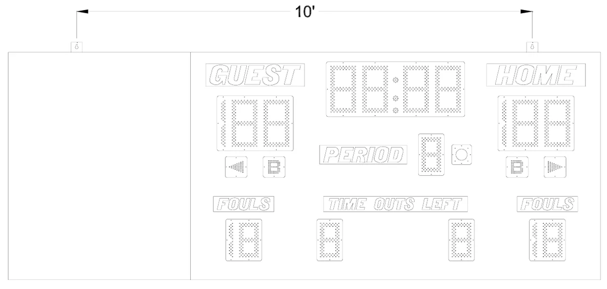 Figure 2 2550 with Bottom Sponsor Panel Attached