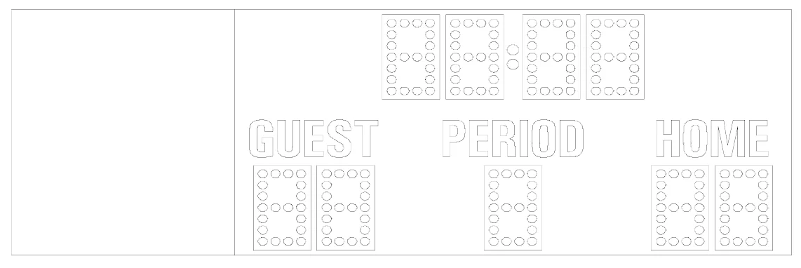 Model MP-368 Manual — scoreboard face as shown in the manual