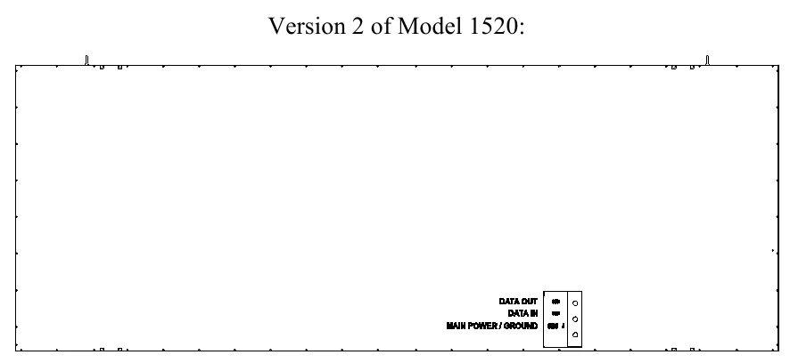 Figure 5 Rear Access Panel — Version 2 of Model 1520:
