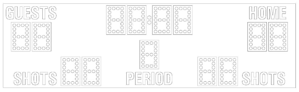 Model MP-385 Manual — scoreboard face as shown in the manual