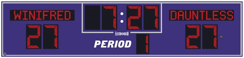 Model LX6390-ETN scoreboard face — Outdoor, Multi-Sport