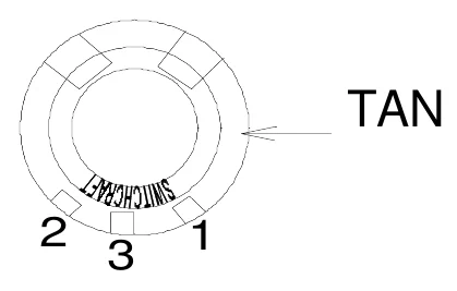 Figure 10 STEREO JACK WIRING DIAGRAM — ORANGE, TAN, 1, 2, 3, 2, 1, 3