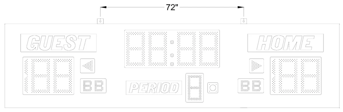 Figure 1 Model 2370 Mounting Points