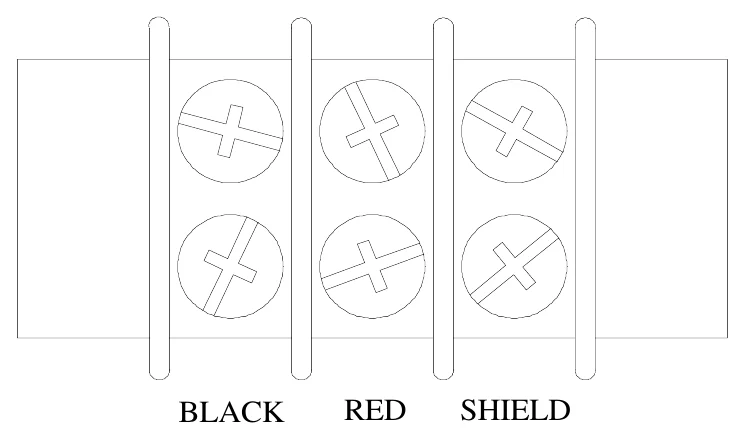 Figure 11 T1 WIRING DIAGRAM — BLACK, RED, SHIELD