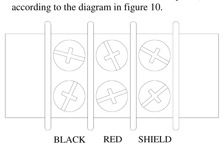 Figure 10 T1 WIRING DIAGRAM — BLACK, RED, SHIELD