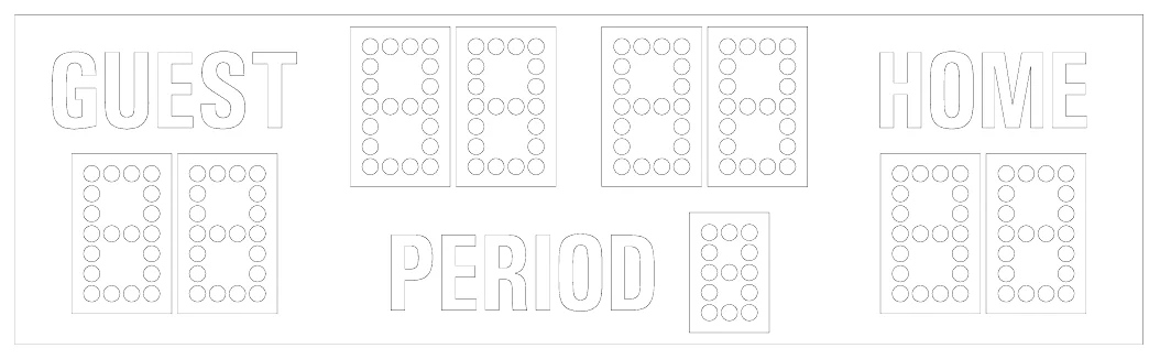 Model MP-363 Manual — scoreboard face as shown in the manual