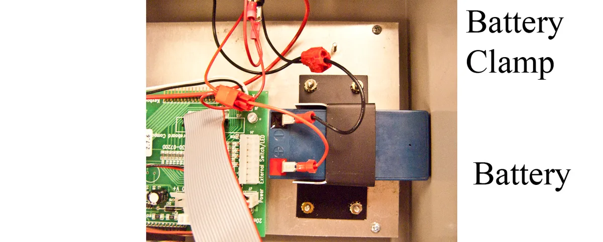 Lead Acid Console Battery Addendum — illustration from page 2