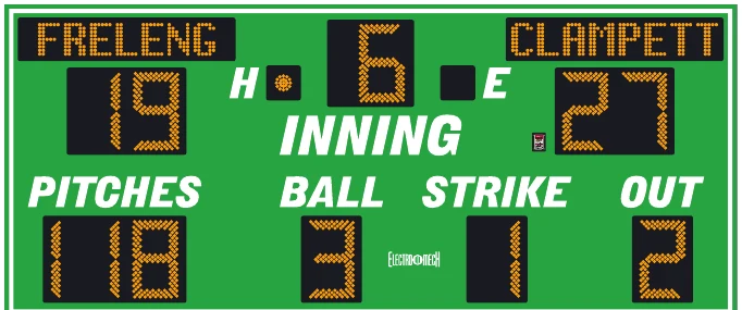 Model LX1373-ETN scoreboard face — Outdoor, Baseball / Softball
