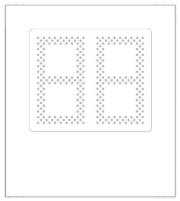 Model 2150 Manual — scoreboard face as shown in the manual