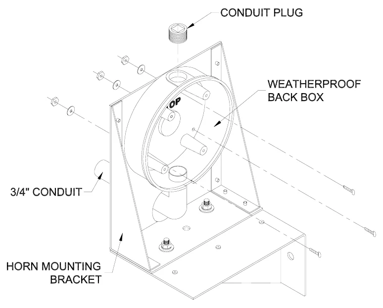Figure 9 Back Box Mounting Points