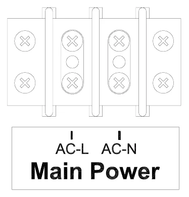 Figure 7 Main Power Terminal Block Connections