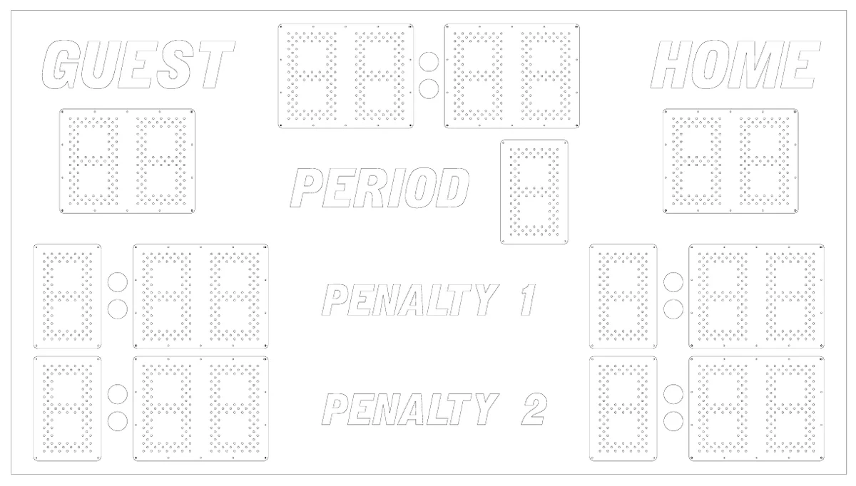 Model 7860 Manual — scoreboard face as shown in the manual