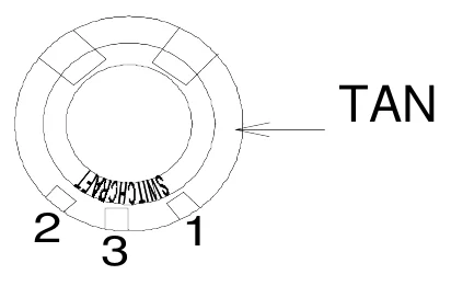 Figure 9 STEREO JACK WIRING DIAGRAM — ORANGE, TAN, 1, 2, 3, 2, 1, 3