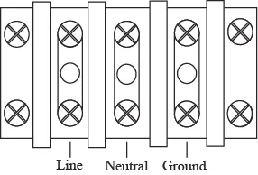 Older LED (LDM) Power Terminal Block