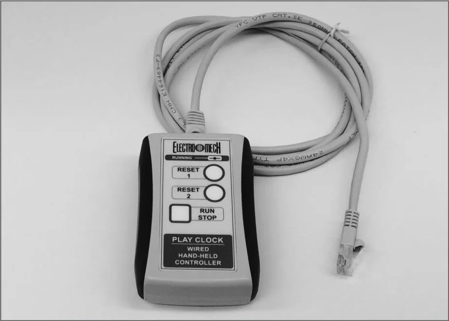 MP Controller Manual for CX Football with 4-Digit Timer — illustration from page 34