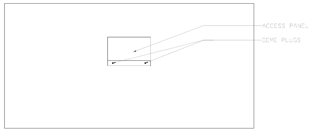 Figure 6 Rear Access Panel