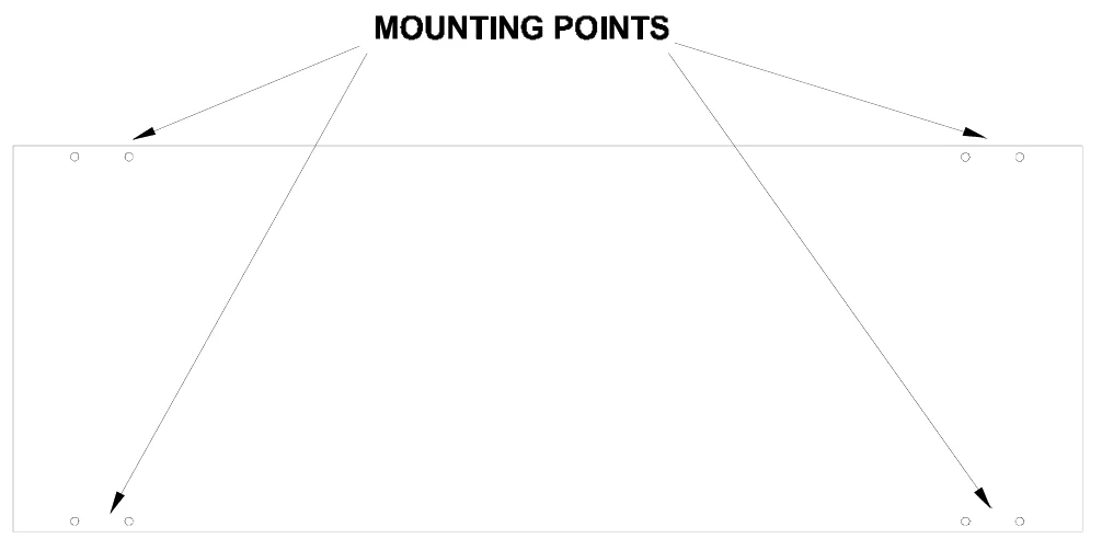Figure 3 Mounting Points