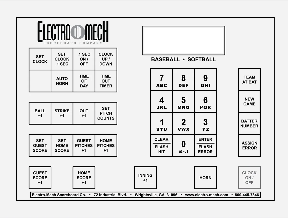 MP Controller Manual for CX Baseball with 4-Digit Timer LX1376 — illustration from page 11