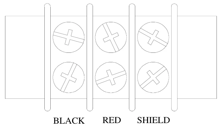 Figure 11 T1 WIRING DIAGRAM — BLACK, RED, SHIELD
