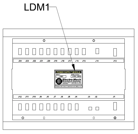 Figure 9 SCOREBOARD DRIVER MODULE