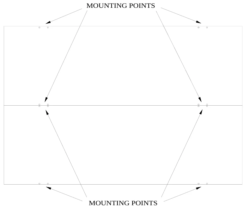 Figure 4 Mounting Points — MOUNTING POINTS, MOUNTING POINTS