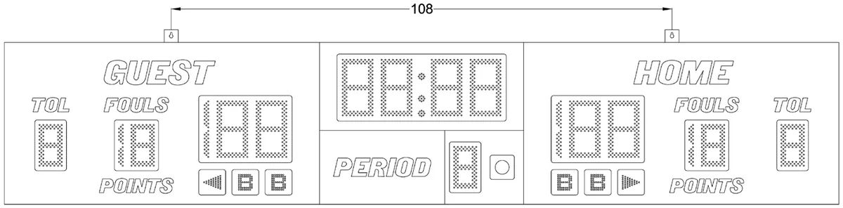 Figure 1 Model 2545 Mounting Points