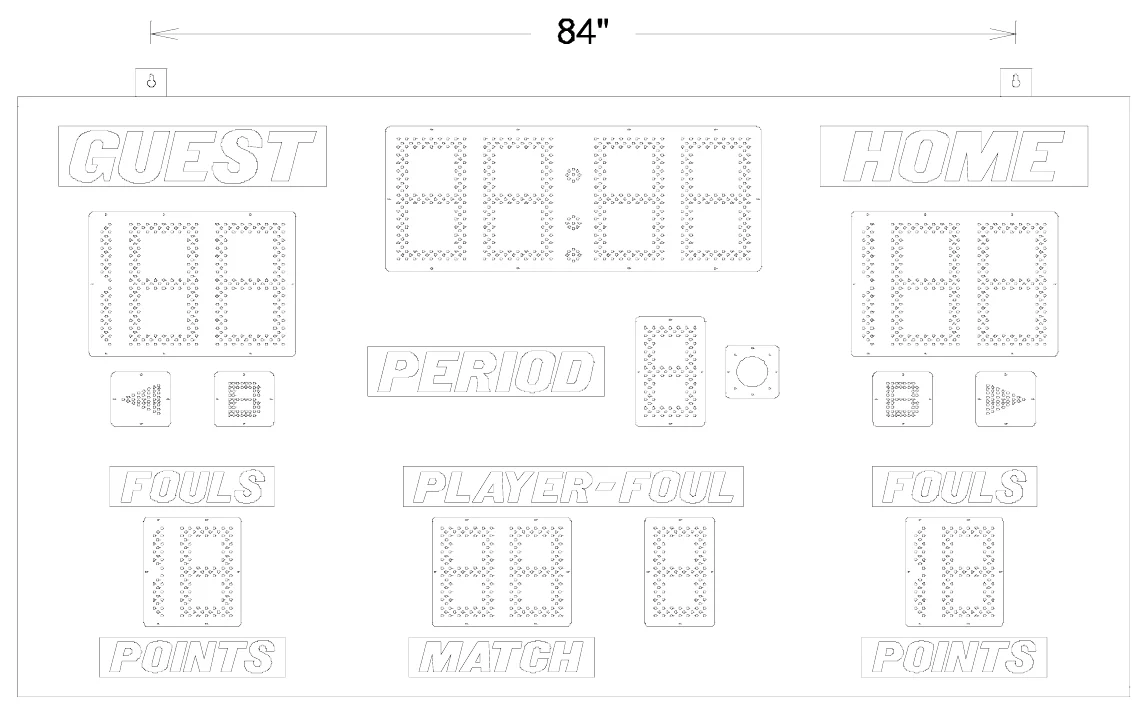 Figure 1 Model 2655 Mounting Points