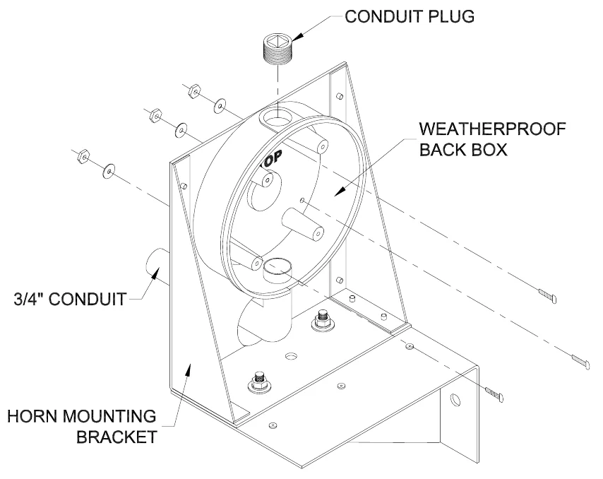 Figure 12 Back Box Mounting Points