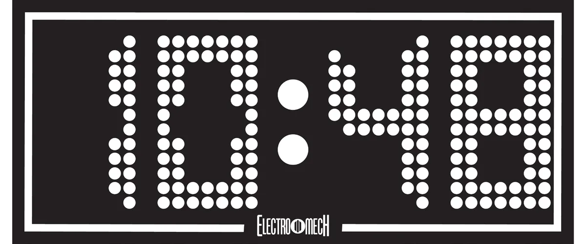 Model LX7406 — scoreboard face as shown in the manual