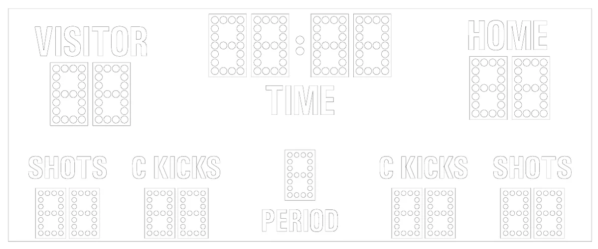 Model MP-386 Manual — scoreboard face as shown in the manual