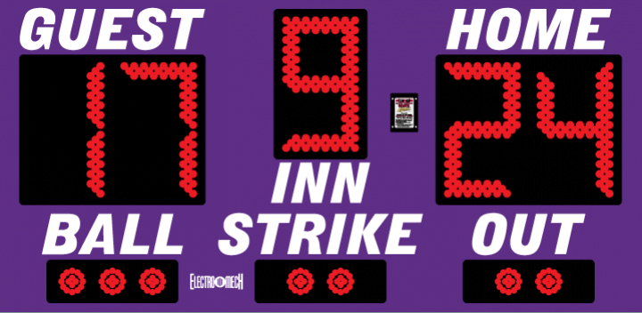 LX1050 Baseball Scoreboard