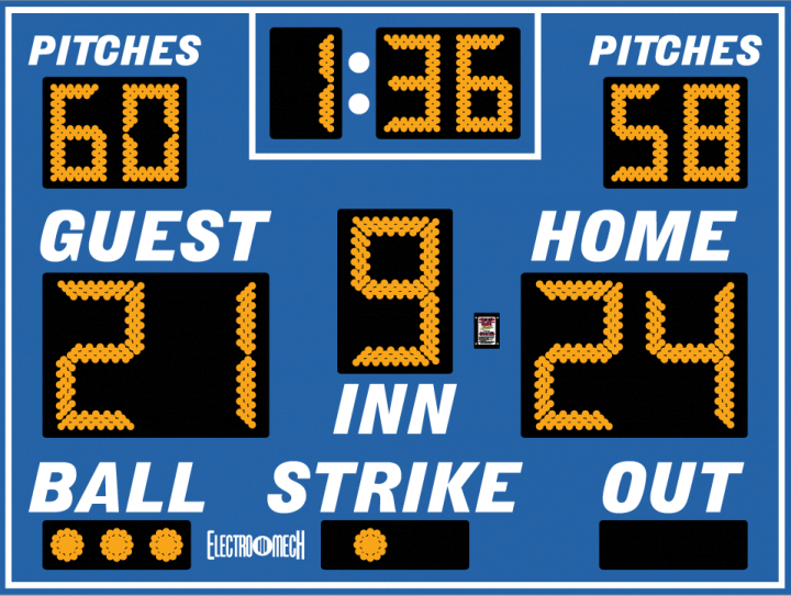 Model LX1131 Baseball Scoreboard