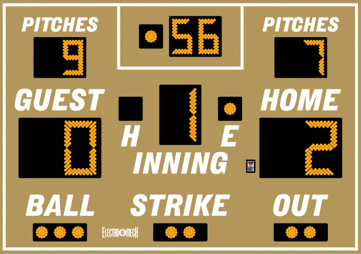 Model LX1162 Baseball Scoreboard