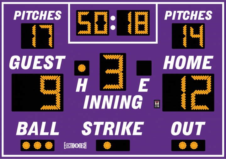 Model LX1164 Baseball Scoreboard